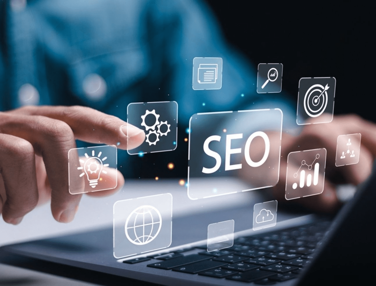 SEO services in Islamabad, showcasing digital marketing strategies and analytics for improved online visibility.