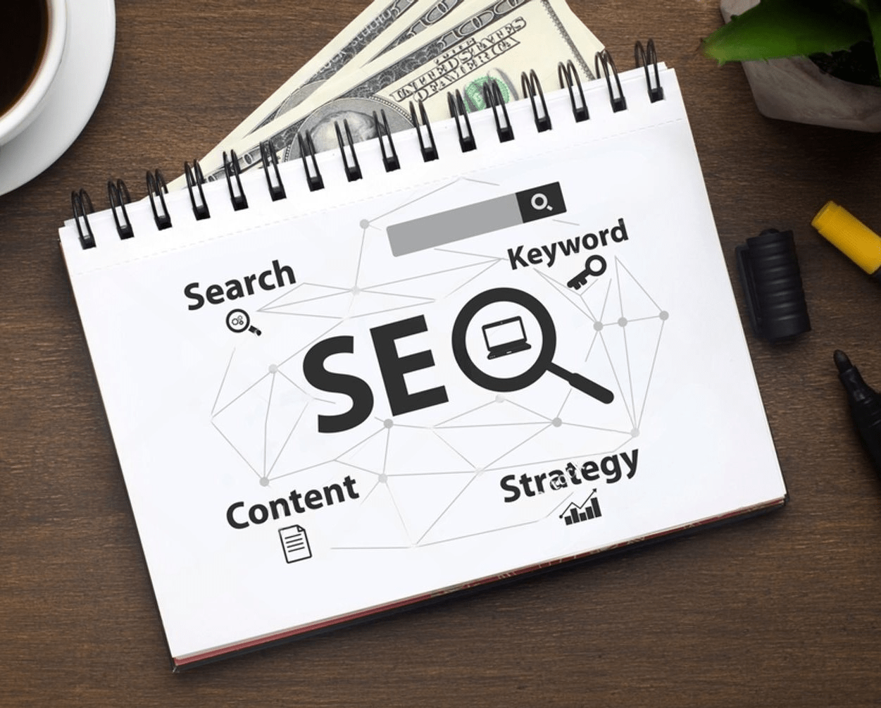Image depicting SEO services in Pakistan, focusing on search engine optimization strategies for businesses and websites.